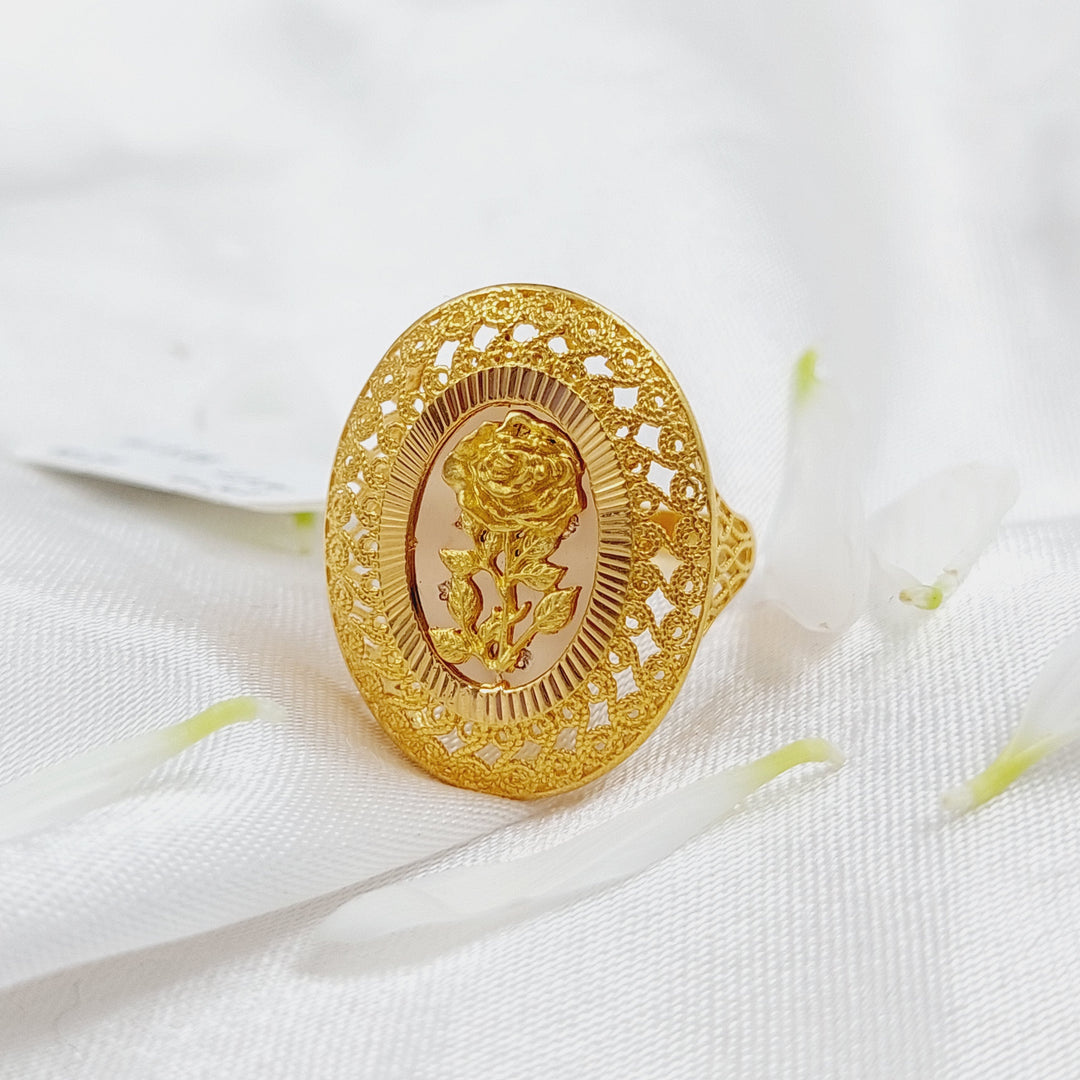 21K Gold Ounce Ring by Saeed Jewelry - Image 2