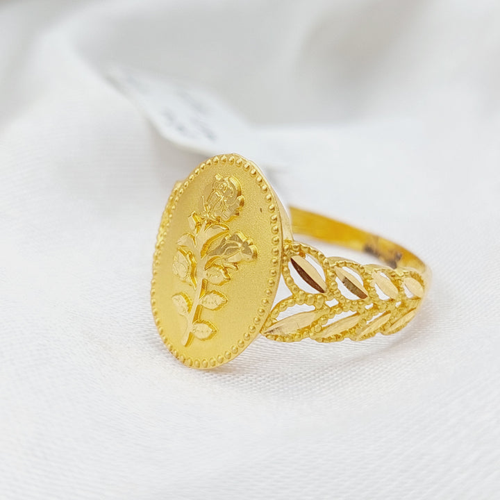 21K Gold Ounce Ring by Saeed Jewelry - Image 3