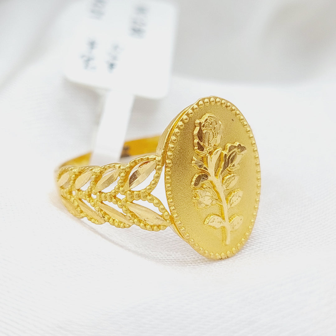 21K Gold Ounce Ring by Saeed Jewelry - Image 1