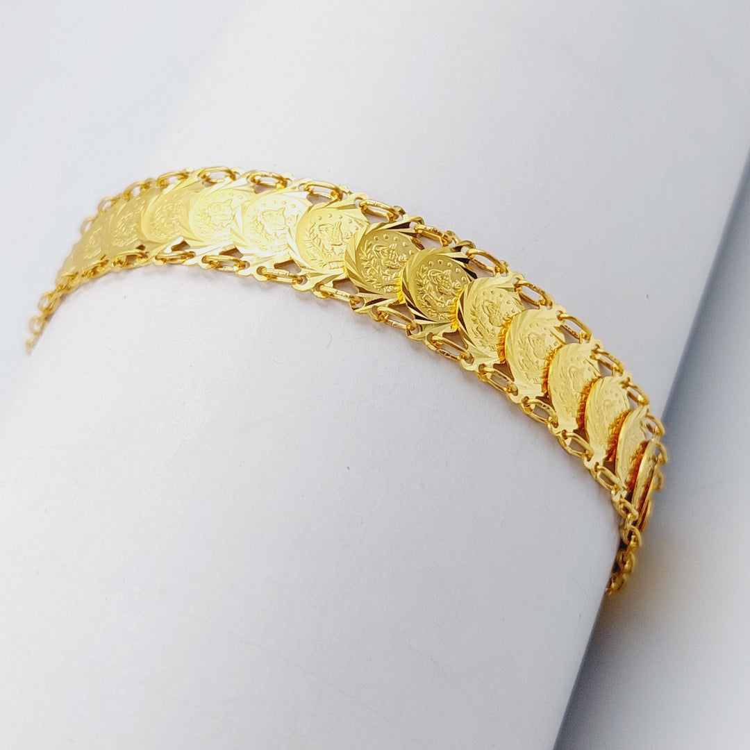 21K Gold Rashadi Bracelet by Saeed Jewelry - Image 3