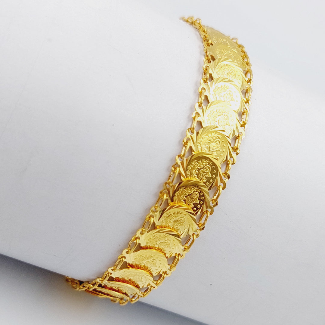 21K Gold Rashadi Bracelet by Saeed Jewelry - Image 5