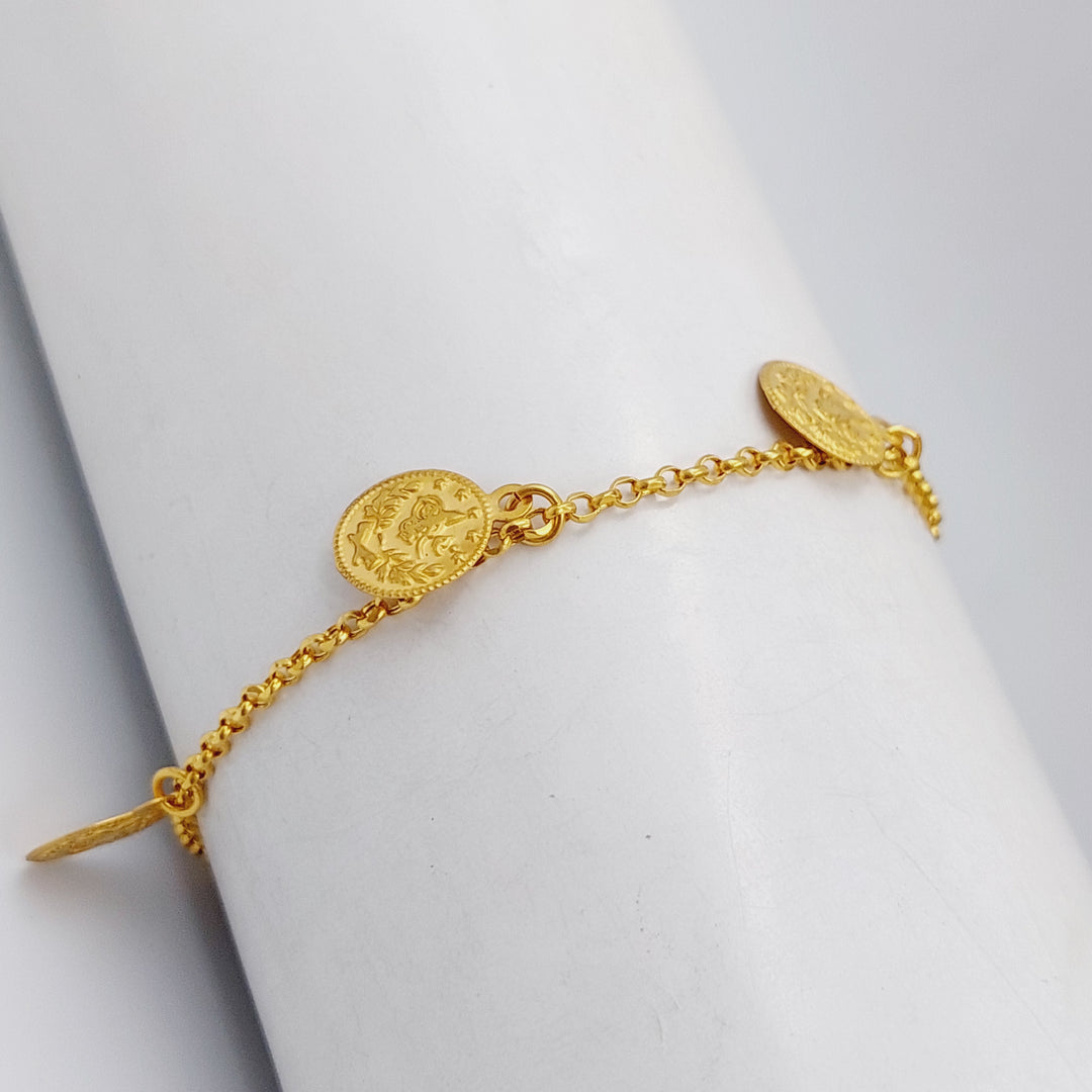 21K Gold Rashadi Bracelet by Saeed Jewelry - Image 3