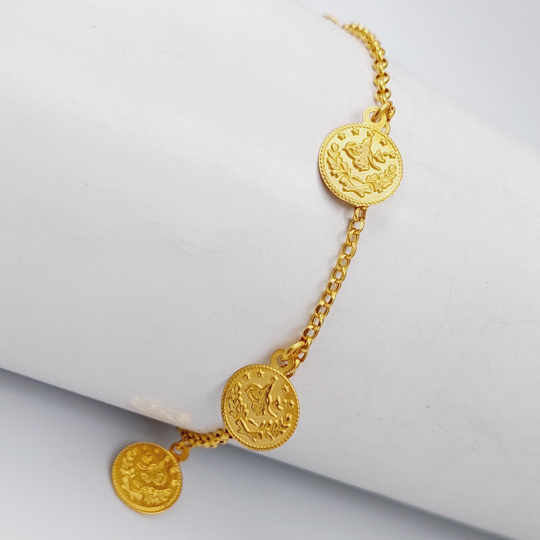 21K Gold Rashadi Bracelet by Saeed Jewelry - Image 1