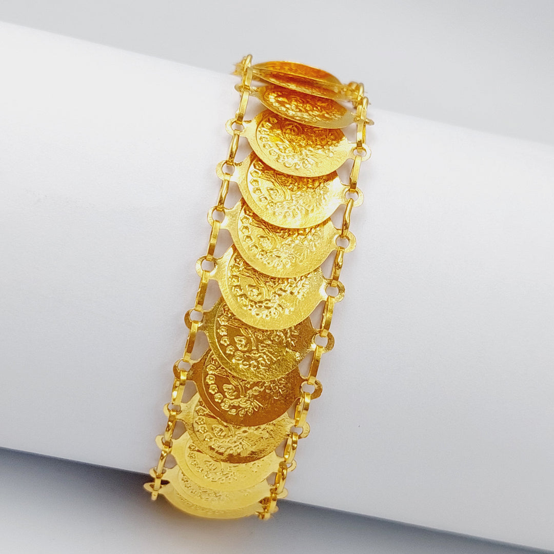 21K Gold Rashadi Bracelet by Saeed Jewelry - Image 1