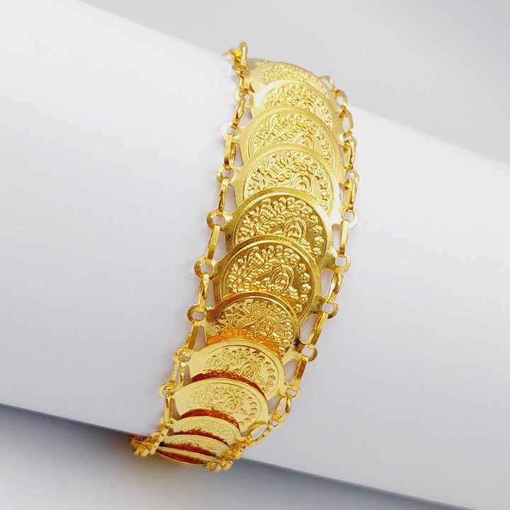 21K Gold Rashadi Bracelet by Saeed Jewelry - Image 5