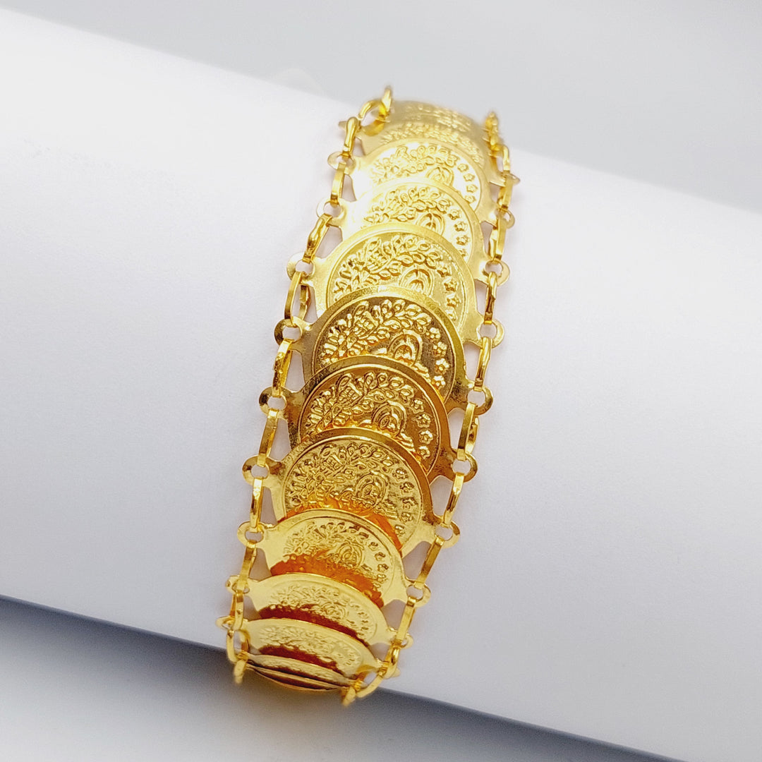 21K Gold Rashadi Bracelet by Saeed Jewelry - Image 1