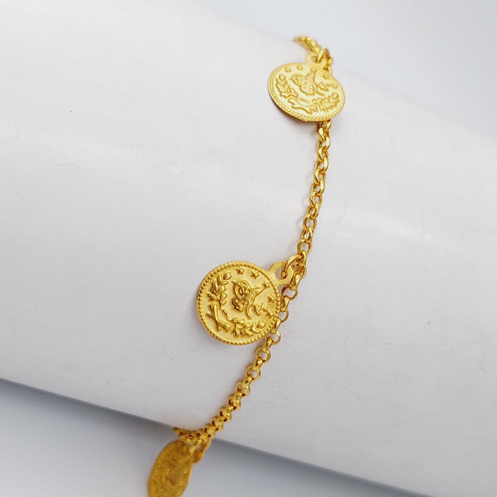 21K Gold Rashadi Bracelet by Saeed Jewelry - Image 5