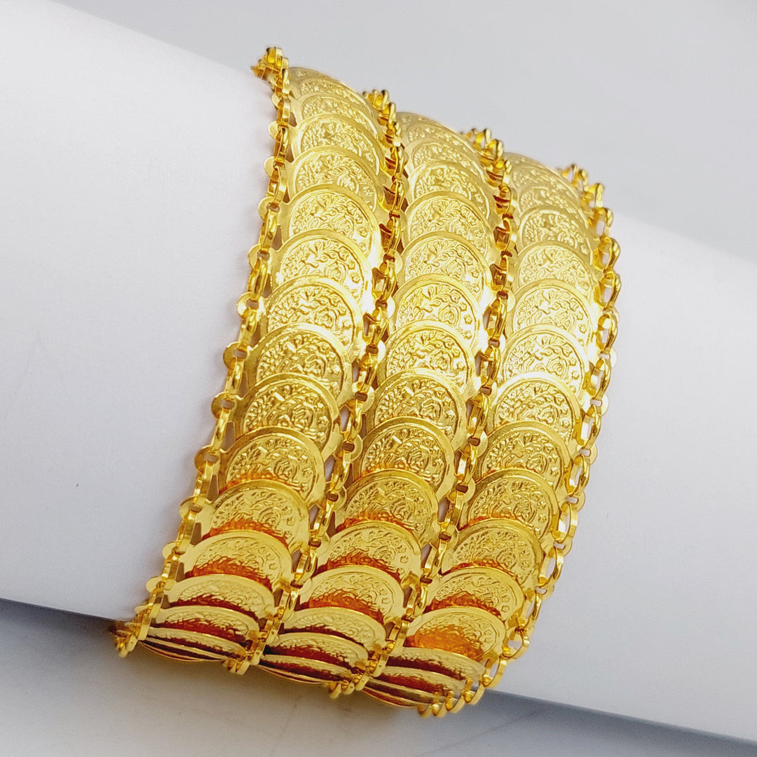 21K Gold Rashadi Bracelet by Saeed Jewelry - Image 1