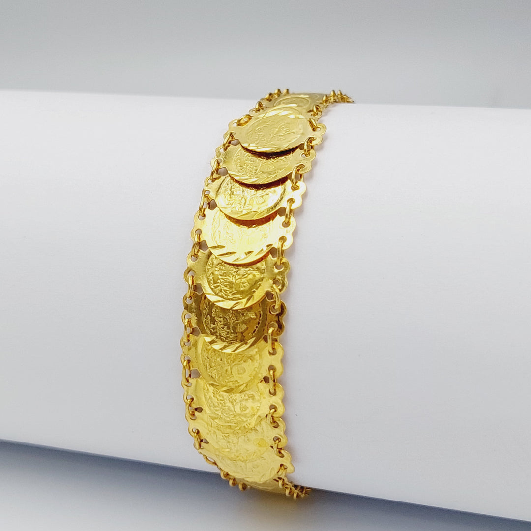 21K Gold Rashadi Bracelet by Saeed Jewelry - Image 3