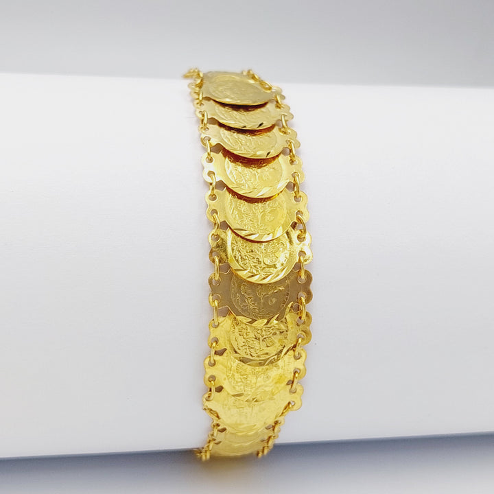 21K Gold Rashadi Bracelet by Saeed Jewelry - Image 7