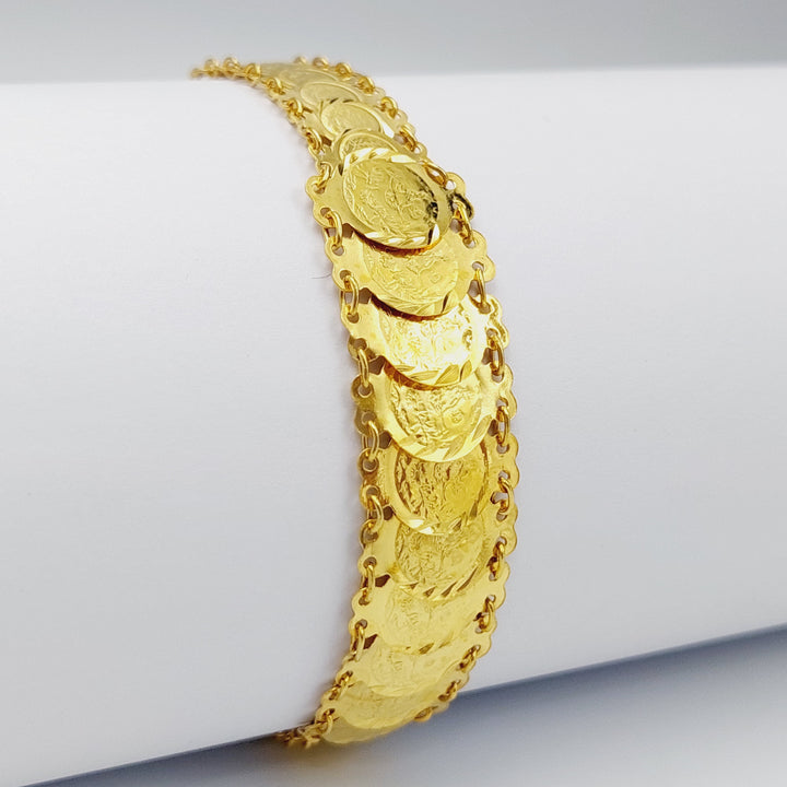 21K Gold Rashadi Bracelet by Saeed Jewelry - Image 1