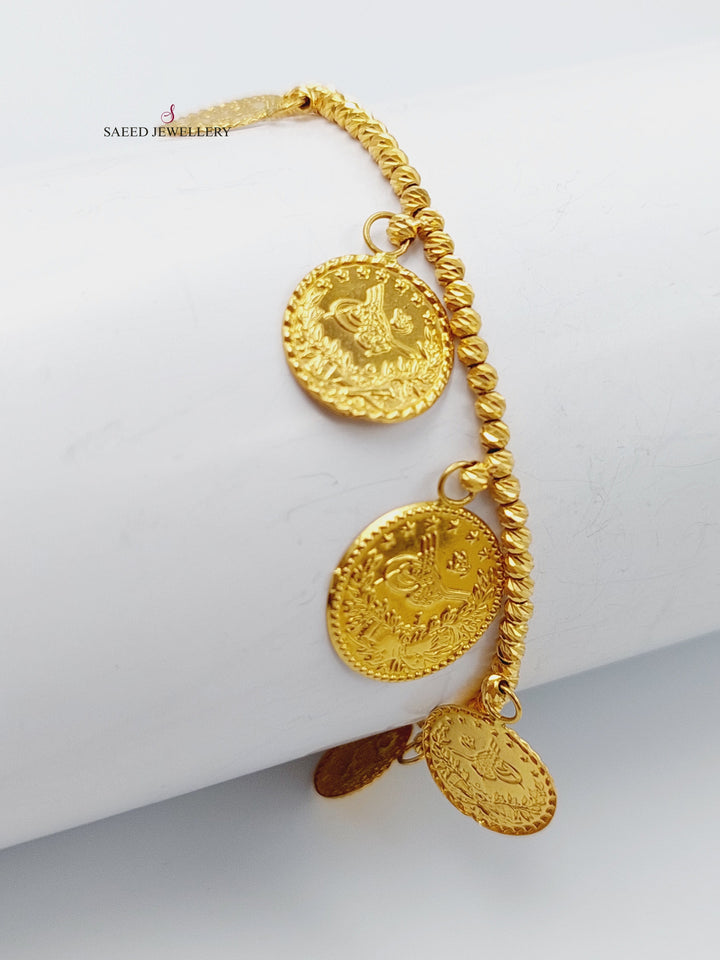 21K Gold Rashadi Bracelet by Saeed Jewelry - Image 2