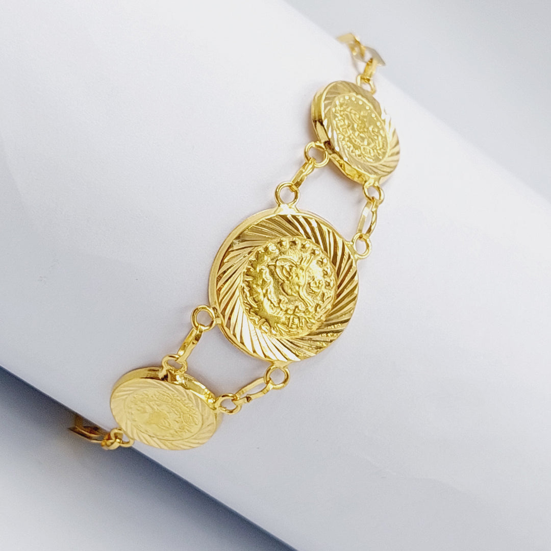 21K Gold Rashadi Bracelet by Saeed Jewelry - Image 1