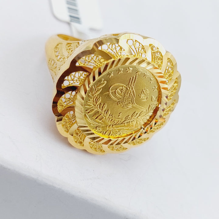 21K Gold Rashadi Fancy Ring by Saeed Jewelry - Image 1