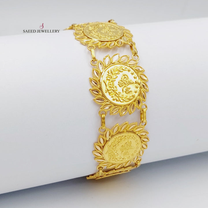 21K Gold Rashadi Model Bracelet by Saeed Jewelry - Image 5