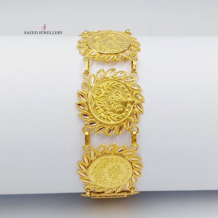 21K Gold Rashadi Model Bracelet by Saeed Jewelry - Image 6