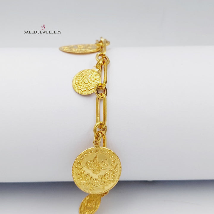 21K Gold Rashadi Model Bracelet by Saeed Jewelry - Image 5