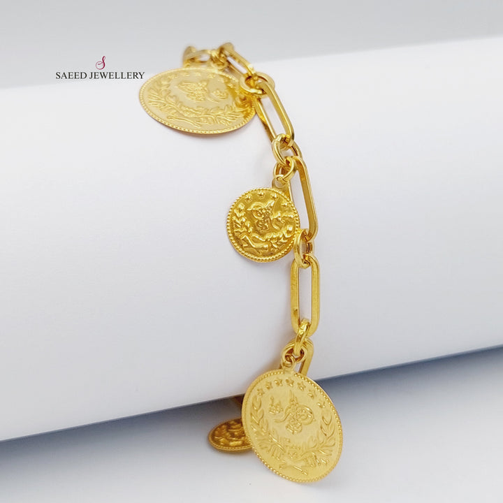 21K Gold Rashadi Model Bracelet by Saeed Jewelry - Image 1