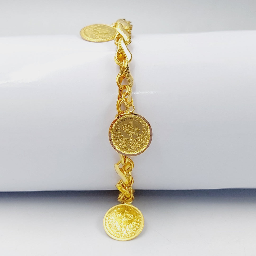 21K Gold Rashadi Model Bracelet by Saeed Jewelry - Image 4