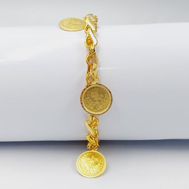 21K Gold Rashadi Model Bracelet by Saeed Jewelry - Image 4