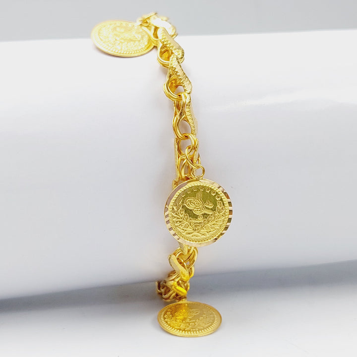 21K Gold Rashadi Model Bracelet by Saeed Jewelry - Image 7