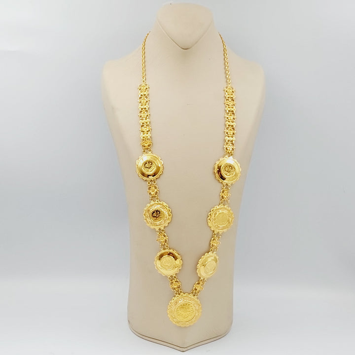21K Rashadi Model Necklace Made of 21K Yellow Gold by Saeed Jewelry-26424
