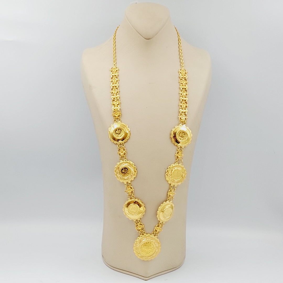 21K Gold Rashadi Model Necklace by Saeed Jewelry - Image 1