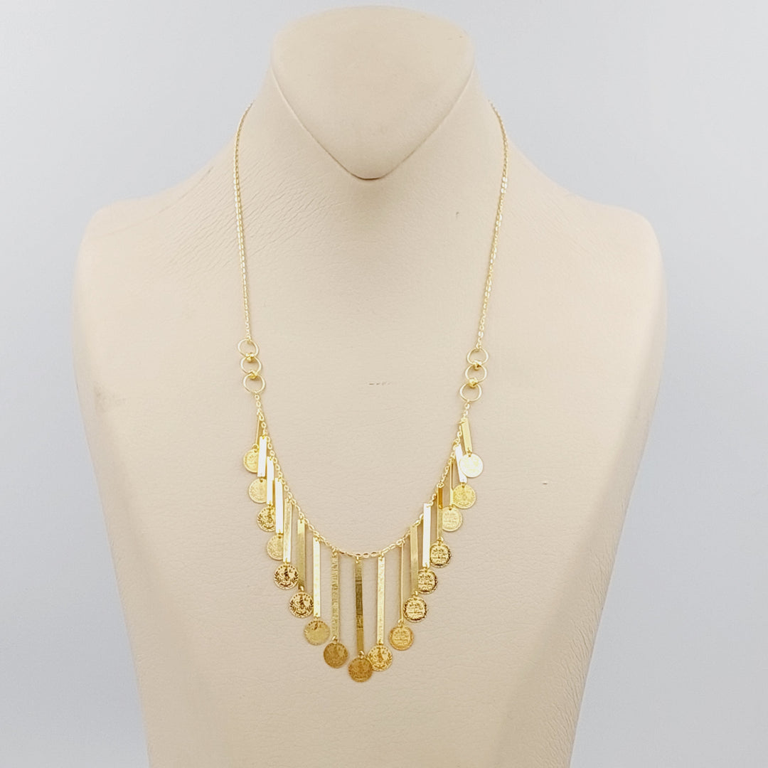 21K Rashadi Model Necklace Made of 21K Yellow Gold by Saeed Jewelry-26519