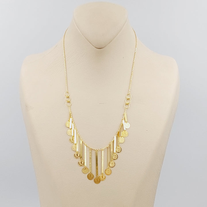 21K Rashadi Model Necklace Made of 21K Yellow Gold by Saeed Jewelry-26519