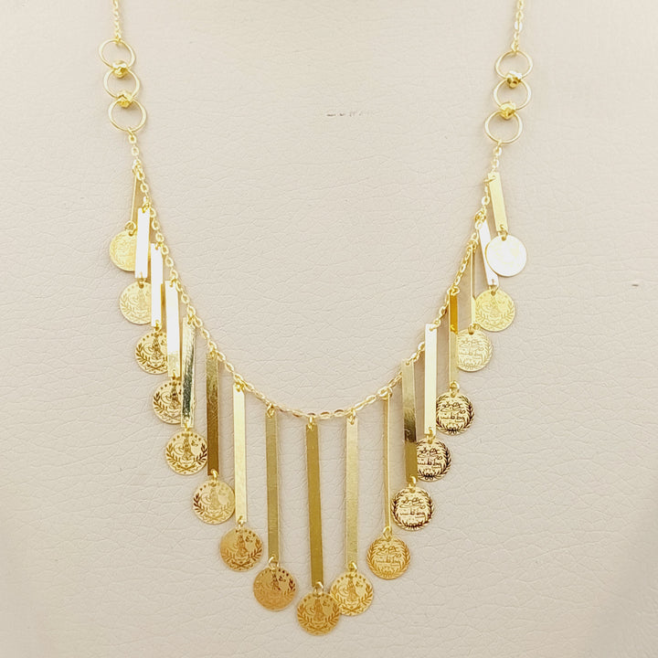 21K Gold Rashadi Model Necklace by Saeed Jewelry - Image 5