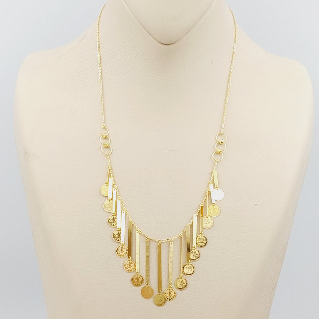 21K Rashadi Model Necklace Made of 21K Yellow Gold by Saeed Jewelry-26519