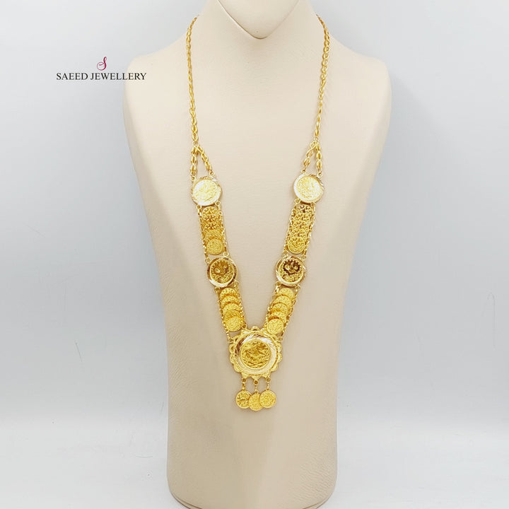 21K Gold Rashadi Model Necklace by Saeed Jewelry - Image 2