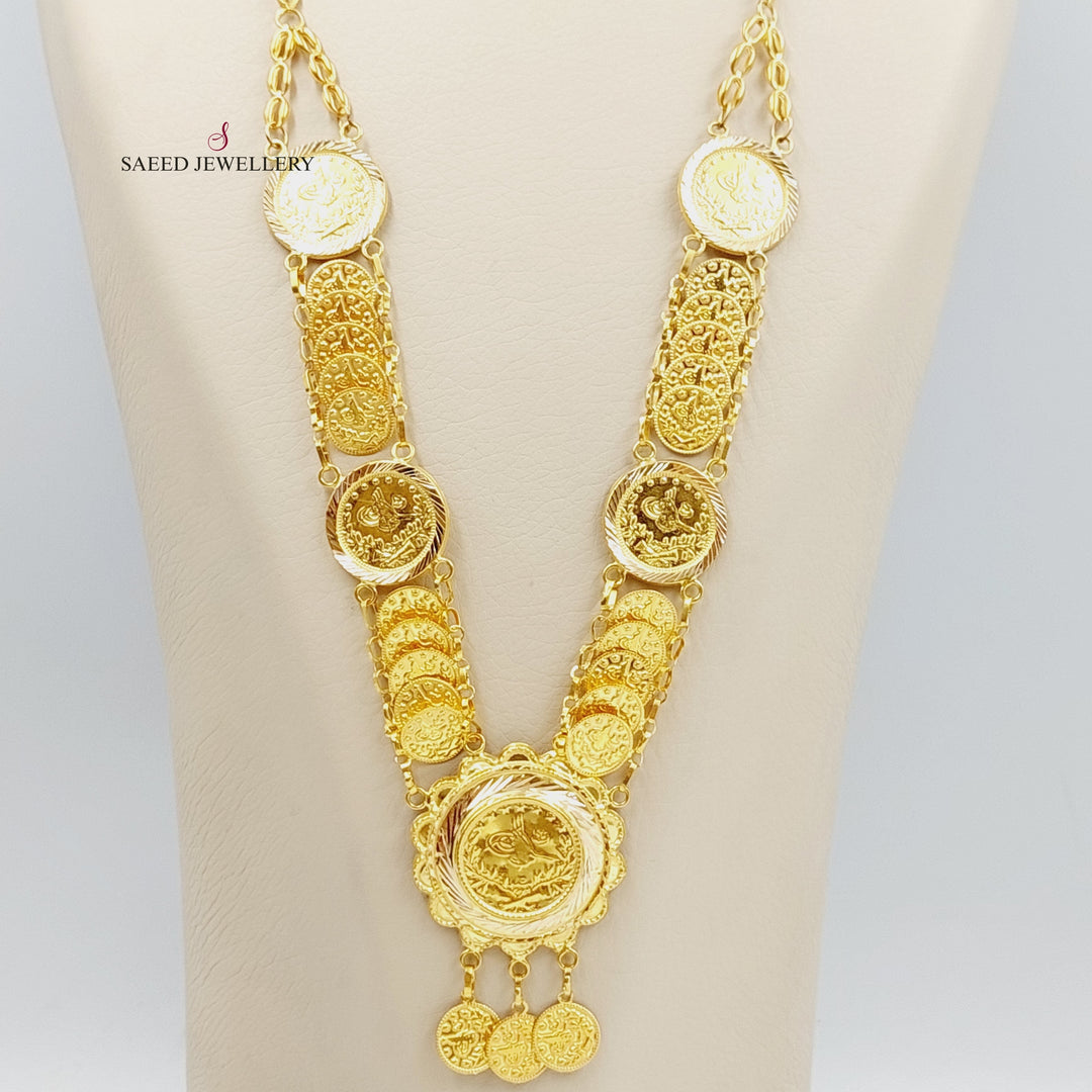 21K Gold Rashadi Model Necklace by Saeed Jewelry - Image 12