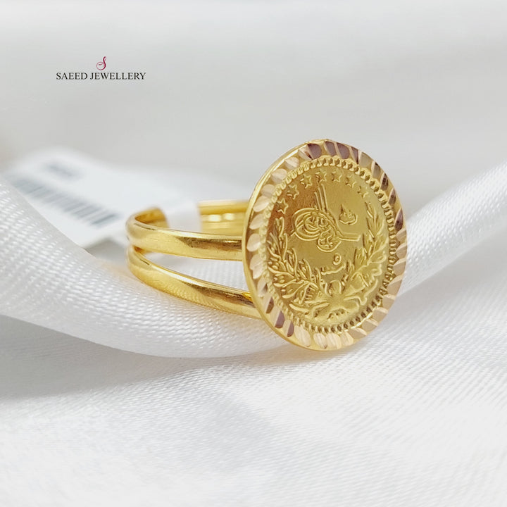 21K Gold Rashadi Model Ring by Saeed Jewelry - Image 3