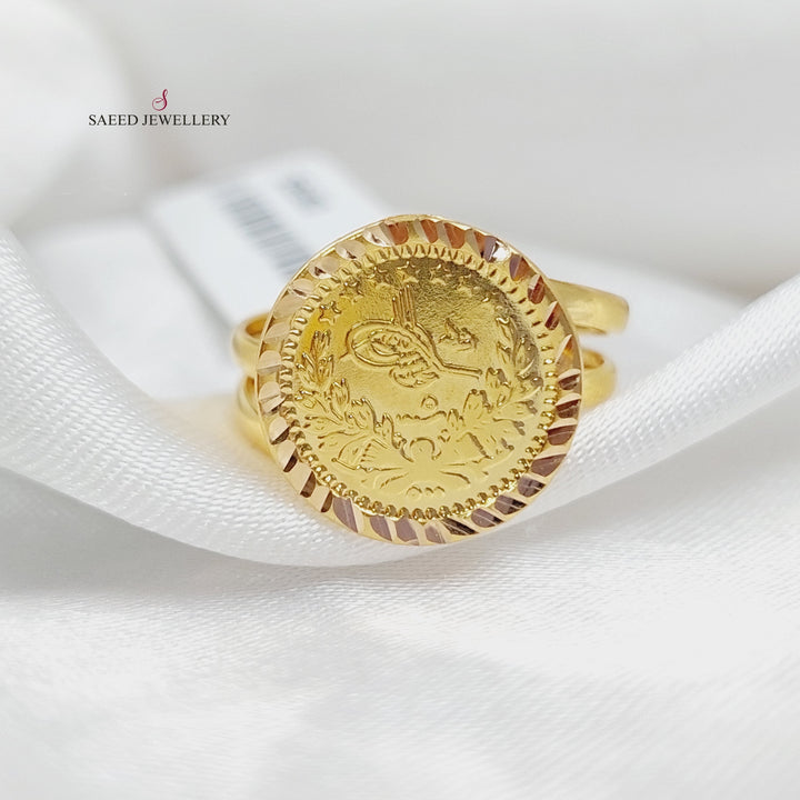 21K Gold Rashadi Model Ring by Saeed Jewelry - Image 4