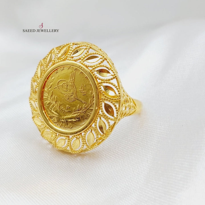 21K Gold Rashadi Model Ring by Saeed Jewelry - Image 7