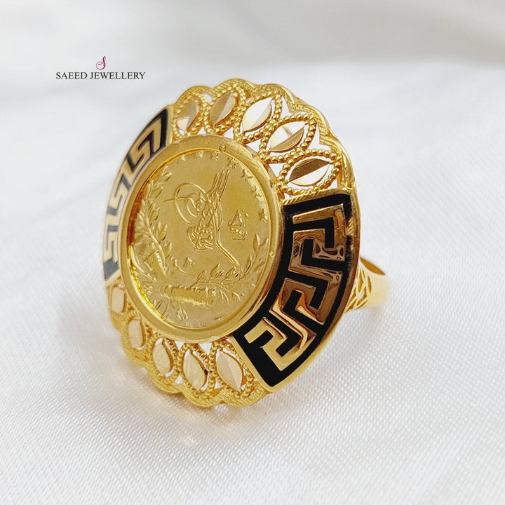 21K Gold Rashadi Model Ring by Saeed Jewelry - Image 10