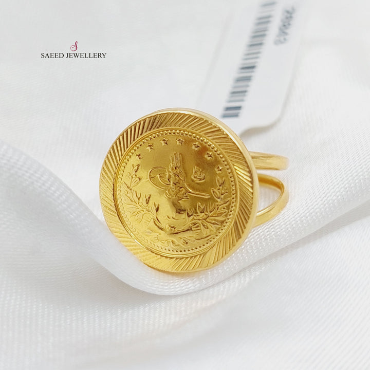 21K Gold Rashadi Model Ring by Saeed Jewelry - Image 14