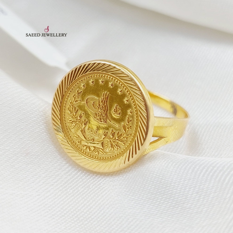 21K Gold Rashadi Model Ring by Saeed Jewelry - Image 11