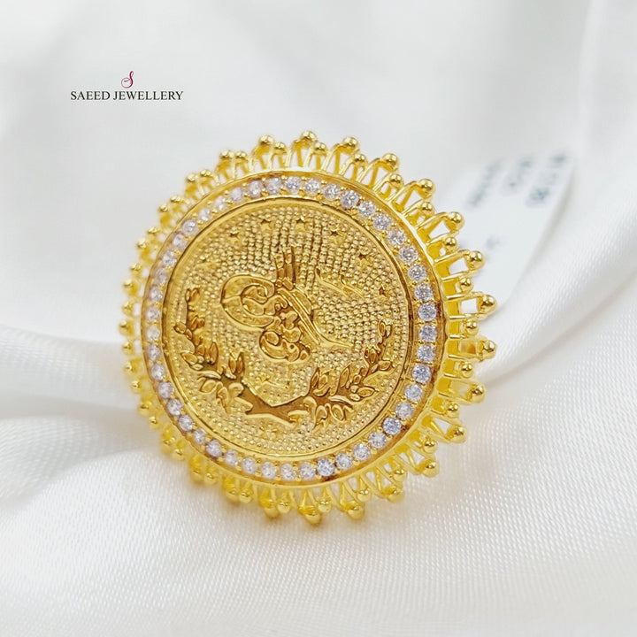 21K Gold Rashadi Model Ring by Saeed Jewelry - Image 1