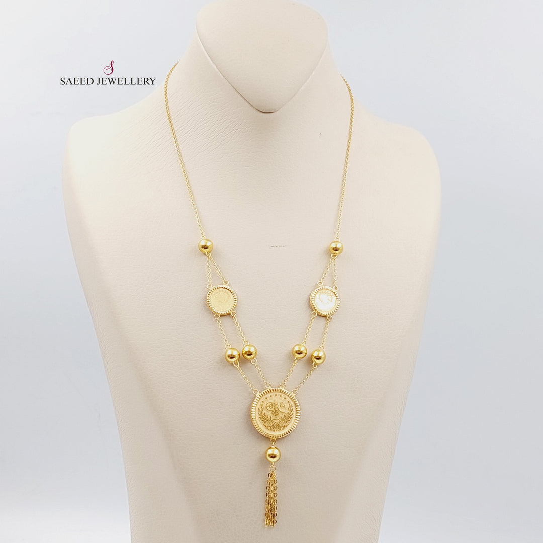 21K Gold Rashadi Necklace by Saeed Jewelry - Image 2