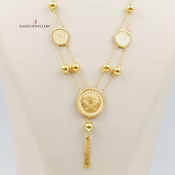 21K Gold Rashadi Necklace by Saeed Jewelry - Image 4