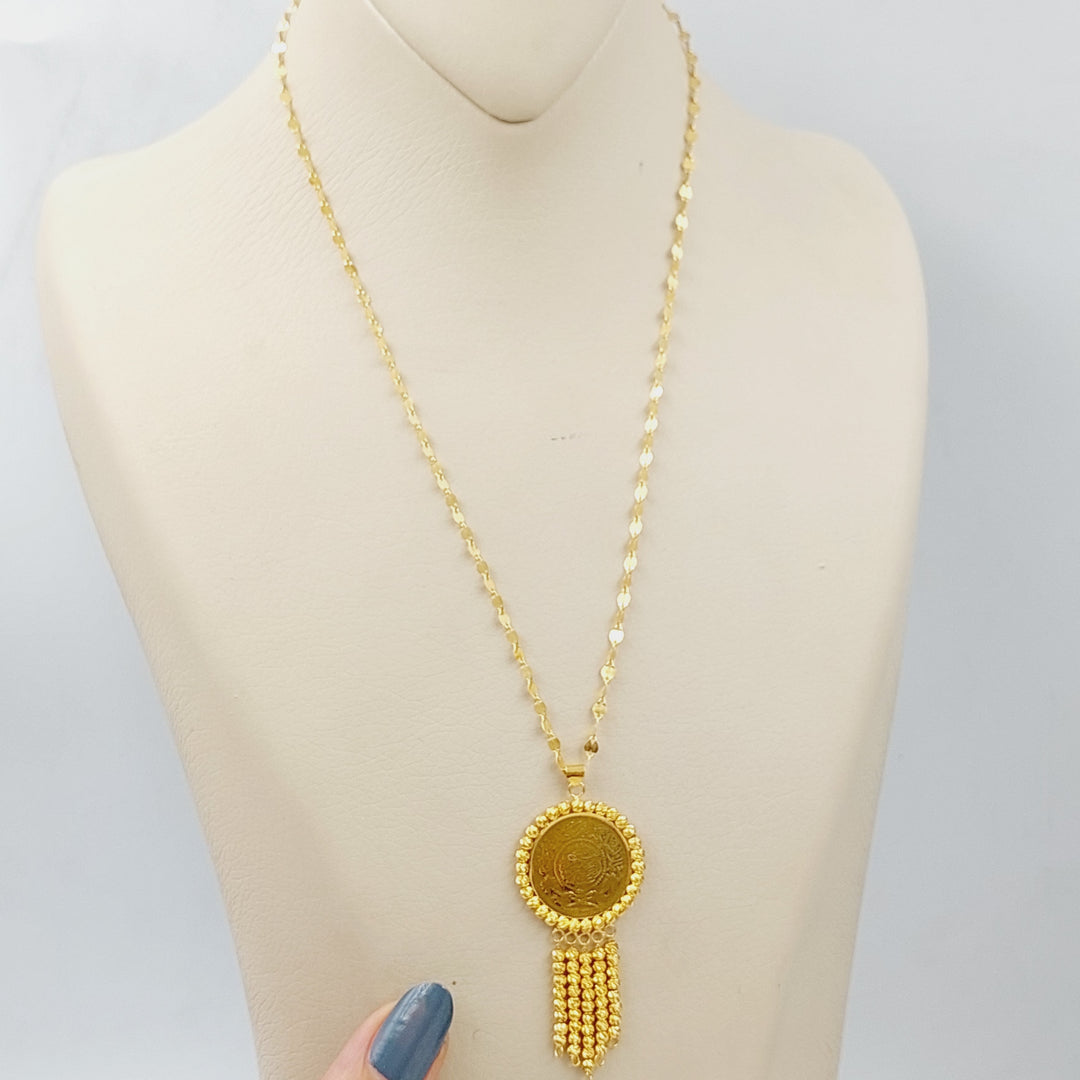 21K Gold Rashadi Necklace by Saeed Jewelry - Image 2
