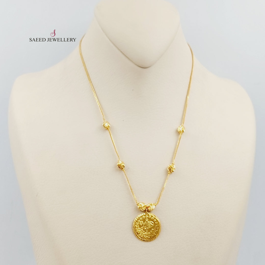 21K Gold Rashadi Necklace by Saeed Jewelry - Image 1