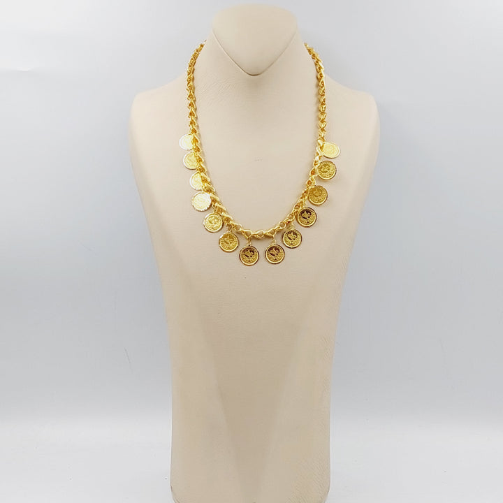 21K Gold Rashadi Necklace by Saeed Jewelry - Image 3