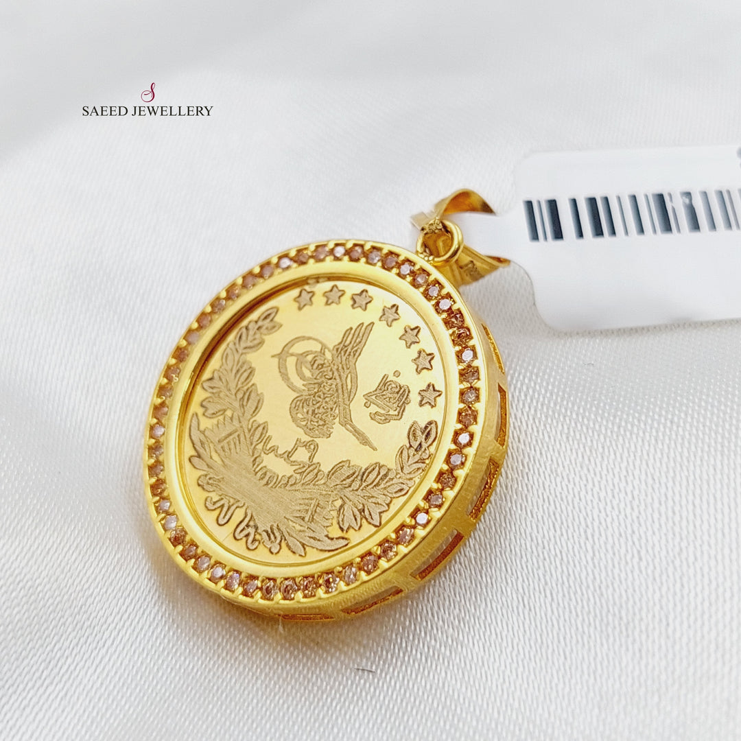 21K Gold Rashadi Pendant by Saeed Jewelry - Image 10