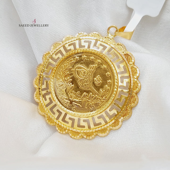 21K Gold Rashadi Pendant by Saeed Jewelry - Image 4