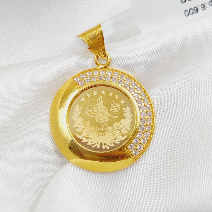 21K Gold Rashadi Pendant by Saeed Jewelry - Image 1