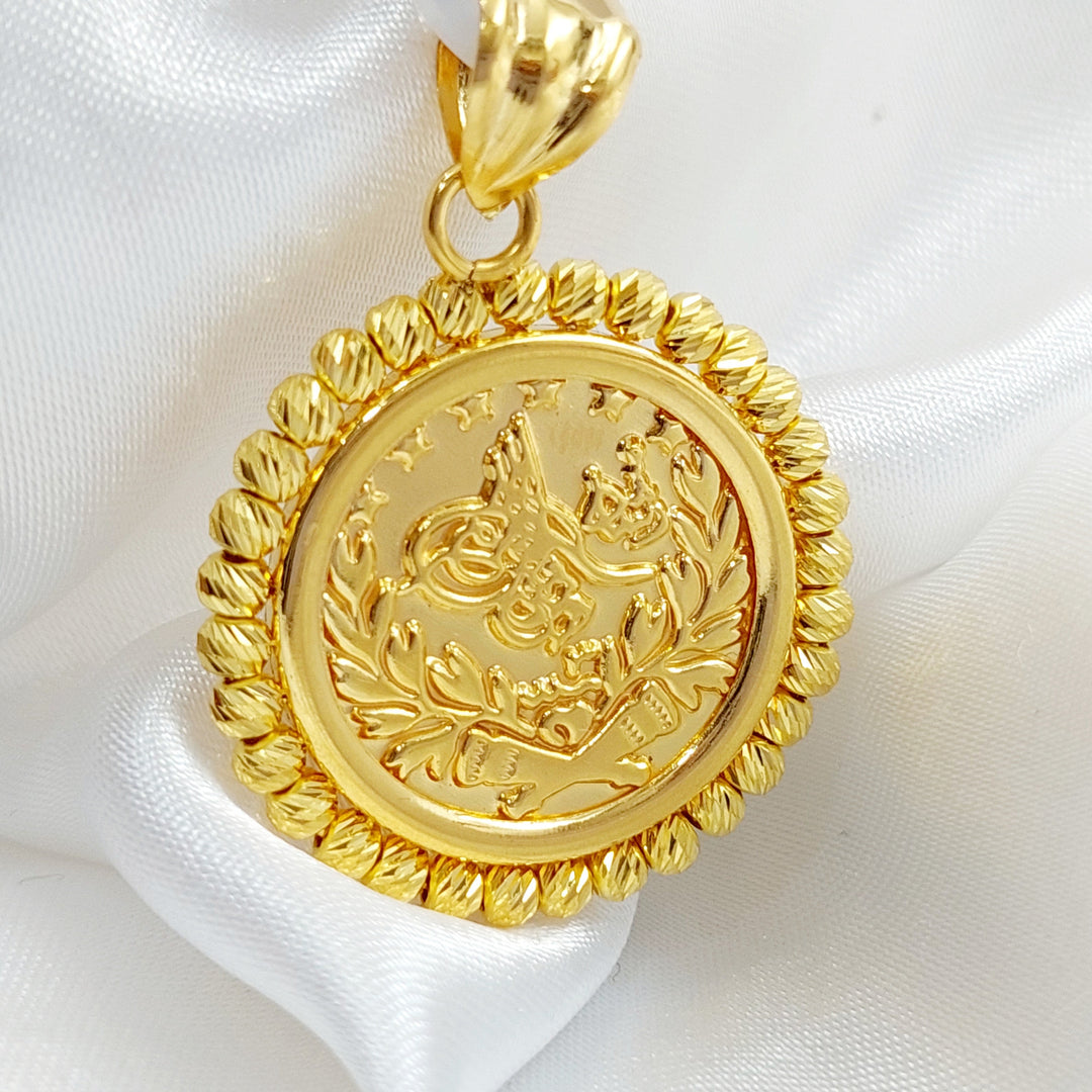 21K Rashadi Pendant Made of 21K Yellow Gold by Saeed Jewelry-26059