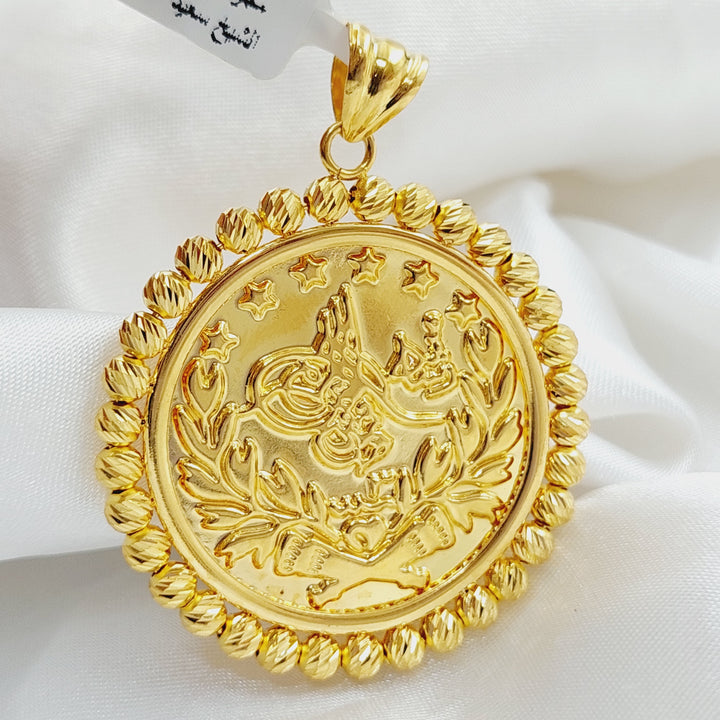 21K Gold Rashadi Pendant by Saeed Jewelry - Image 1